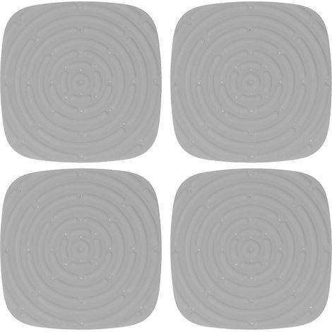 Set mit 4 waschbaren Nistmatten für Legehennen, grau. (1/5)