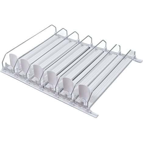 Automatischer Getränkedosendrücker, aus ABS-Kunststoff, weiß, verstellbare Breite, 12 oz, 16 oz, 16,9 oz, 20 oz, Getränkedosendrücker für Kühlschrank, 31 cm / 12,2 Zoll (1/5)