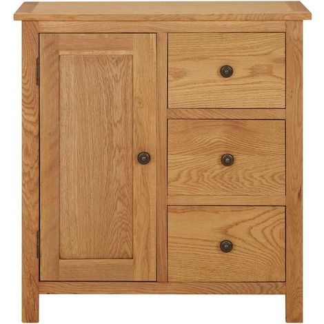 Maison Exclusive - Placard 70x35x75 cm Bois de chêne massif (1/5)
