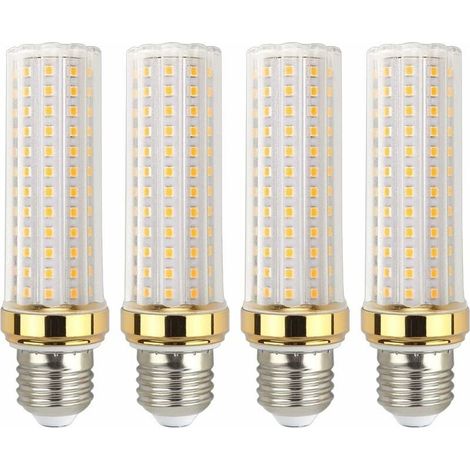 Ampoule LED E27 20W, lumière blanche chaude 3000K, 2000 lumens, équivalent à une ampoule halogène E27 de 150W, non dimmable, convient aux plafonniers de studio/garage, paquet de 4 (1/5)