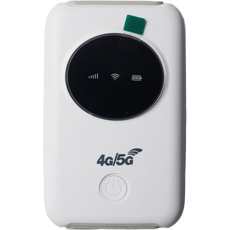 Entsperrtes 4G-Modem, tragbarer USB-Router (150 Mbit/s), integrierter 3200-mAh-Akku, ideal für Geschäftsreisen, weiß (1/5)
