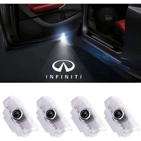 (4-Pack) Voiture LED Porte Logo Projecteur Fantôme Ombre Lumières Pour Infiniti G M Q FX EX QX Série (1/5)