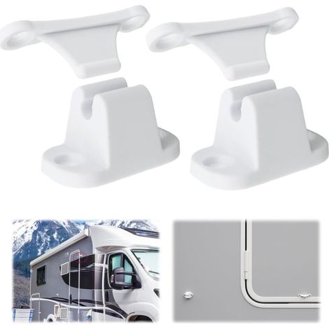Bardusch-Bloc porte caravane, serrure blanche, trous 35/48 mm, compartiment (1/5)