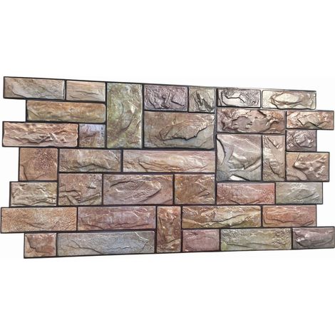 MAXI Pannelli 3D HI-RES Rivestimento a parete in PVC - PIETRA VIVA- Realistici e isolanti.