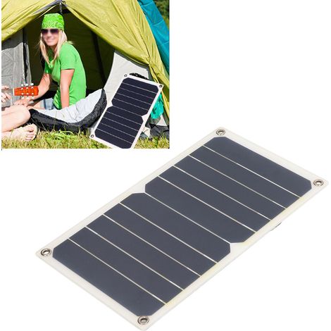 Chargeur solaire extérieur pour téléphone portable 6 W 5 V, panneau de charge solaire à sortie régulée, composant de panneau solaire (1/5)