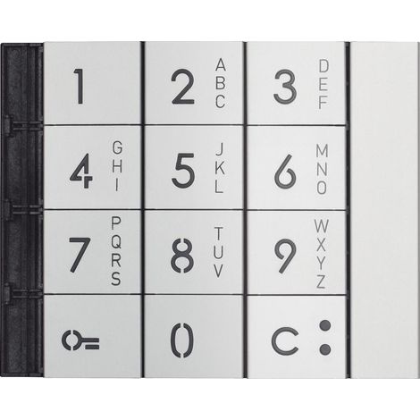 Façade alphanumérique du clavier métal BTICINO BT353011
