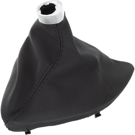 Cuffia leva cambio nera + telaio per BMW Serie 1 E81 E82 E87 E88 04-13 (1/2)