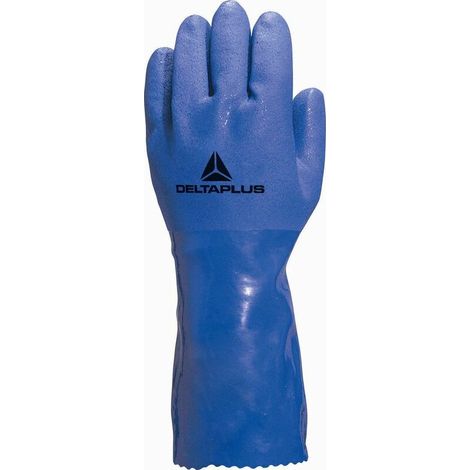 GANT TREMPE EN PVC SUPPORT COTON TYPE PETROLIER -VE780BL0 T9