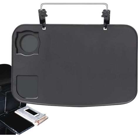Table pliante portable pour voiture - Table pliante multifonction pour siège arrière et siège - Table à manger réglable en hauteur pour les voyages et le travail (1/5)