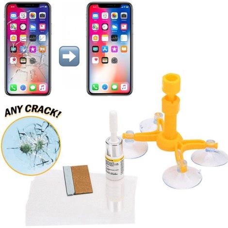 Kit riparazione piccole crepe del vetro cellulare in soli 20 minuti (1/5)