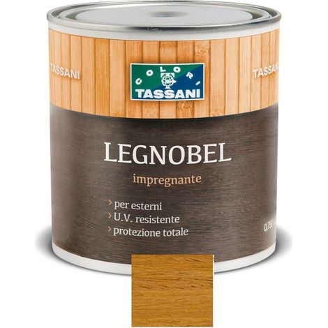 LEGNOBEL 1 LT TASSANI IMPREGNANTE A SOLVENTE VERNICE PER LEGNO Pino