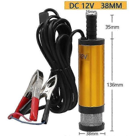 Elektrische Autoölpumpe (12 V/24 V, 60 W), Rohölabsauger, Transfermotor-Saugpumpe, Schläuche für C