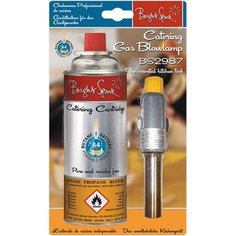 Chalumeau à gaz avec cartouche - Bright spark