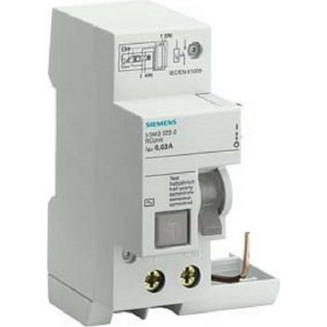 Siemens 5SM2322-0 - Differential Block 0.3-40A 2POLE IFN 30MA 230V
