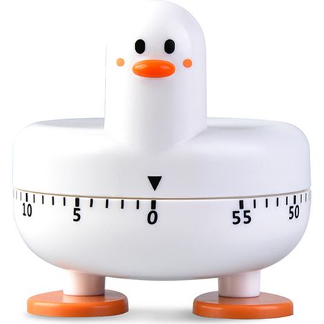 Niedlicher mechanischer Küchentimer für Kinder, 60-Minuten-Kochtimer mit Handaufzug, ideal zum Kochen, Lesen, Sport treiben, Lernen, Zeitmanagement und als Dekoration für den Schreibtisch.