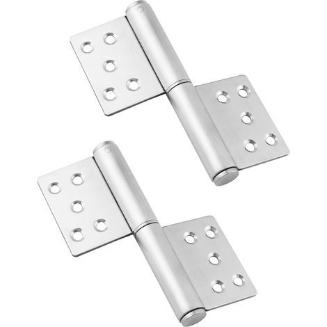 Hinges, Stainless Steel, 360 Degree Opening, Screw-on, Wood/Metal, 80kg Load Capacity (1/5)