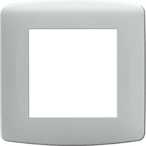 Plaque de finition polycarbonate - 1 poste - ESPRIT Couleur Silver