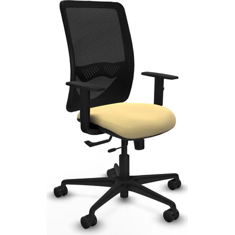 Silla de oficina piqueras y crespo Zulema negro espuma cómoda (1/2)