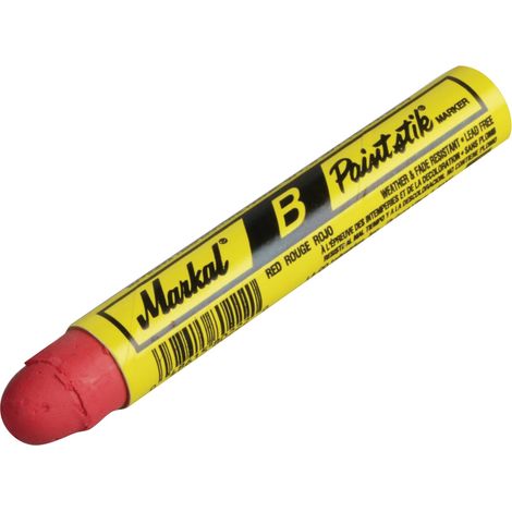Markal Cold Surface Marker B Red (80222) - Professional Industrial Marking Pen