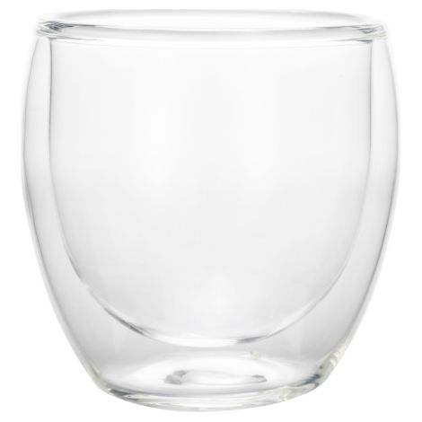 Verre cappuccino 250 ml Ø 9 cm borosilicate CURVED - Was Germany