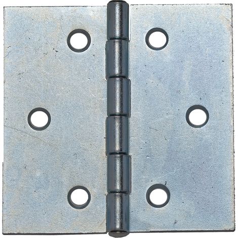 CERNIERA QUADRA IN ACCIAIO ZINCATO mm 30 x 30 - pz. 4  - Blister Koncreto