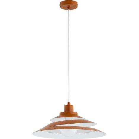Suspension design ruban brun/blanc E27 15W BALSA Alfa (1/2)