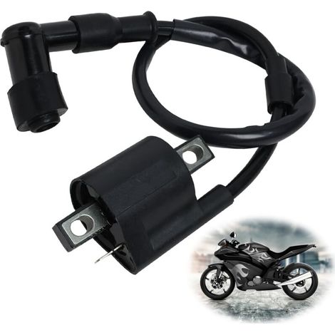 Bobine D'allumage de Scooter Bobine Allumage Bobine D'allumage pour Moto Tout-Terrain Booster Bobine D'allumage de Moto pour la Plupart des Cyclomoteurs de Scooter de ATV 125CC 150CC 250CC (1/4)