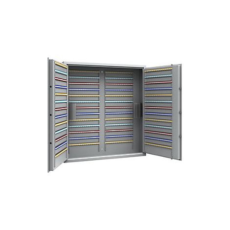 Caja de caudales para llaves gris luminoso listones de