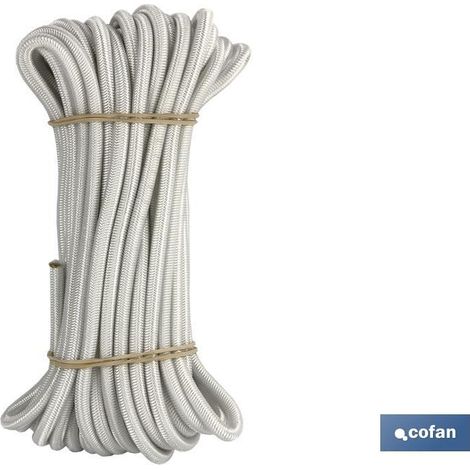 Matassa Di Corda Elastica 10mm 10m Bianca (1/3)