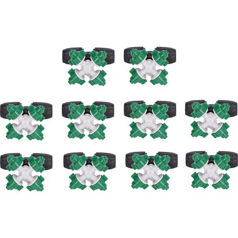 Kit d'accessoires pour pulvérisateur à jet croisé en plastique, comprenant 10 buses de brumisation, pour l'irrigation (1/5)
