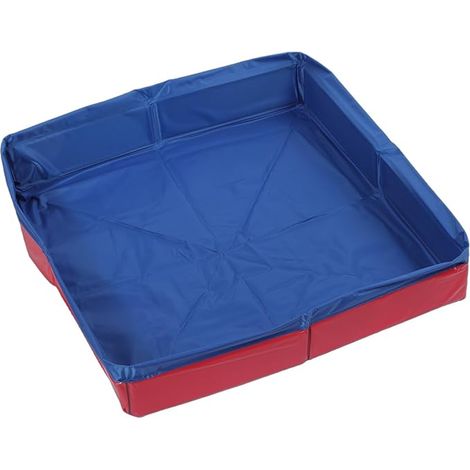 Tragbarer, faltbarer PVC-Pool für kleine Hunde und Katzen, drinnen oder draußen (1/4)
