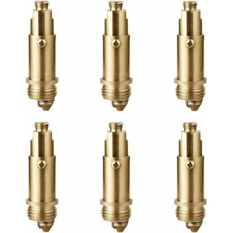 6 PièCes Bouchon De Vidange Noyau Rebondissant-Bassin Pop-Up Boulon à Ressort En Laiton-Adapté à La Plupart Des Bouchons De Vidange De Bassin De Baignoire D'éVier (1/5)