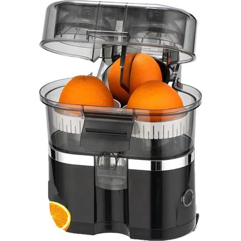 Presse-agrumes électrique à double tête, capacité de 400 ml, conception détachable, vitesse maximale de 18 000 tr/min. (1/5)