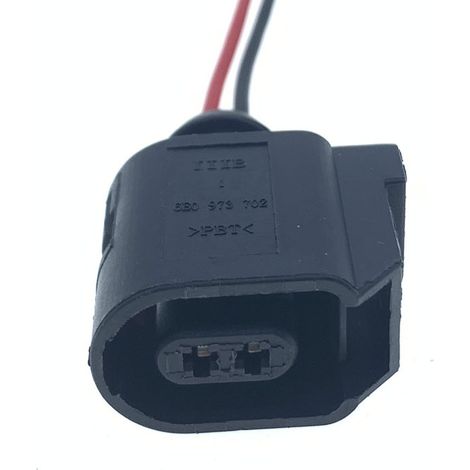 Le connecteur 6E0973702 est un connecteur à 2 broches destiné aux capteurs ABS des roues avant et arrière des véhicules Volkswagen et Audi. (Le connecteur 6E0 973 702 est un connecteur à une seule bro