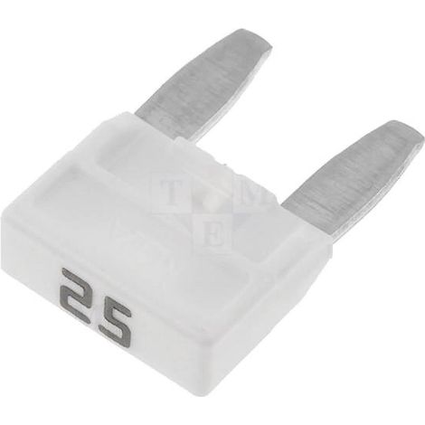 Mini Fusible 25A 11.9mm MINIVAL x10