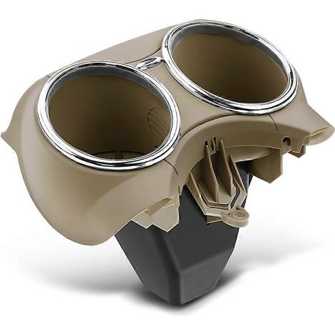 Porte-gobelets double pour voiture 21968004148K67, compatible avec Mercedes-Benz CLS C219 CLS55 CLS63 (2006-2011), beige (1/5)