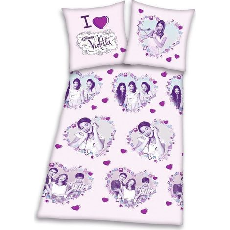 Juego de ropa de cama infantil Miss Lucy Violetta Disney de 200 cm