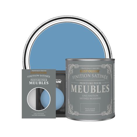 Peinture pour Meubles Finition Satinée - Bleuet (1/3)