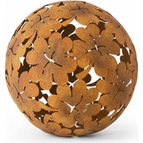 Boules décorative fer trèfle à quatre feuilles 71x71x71cm