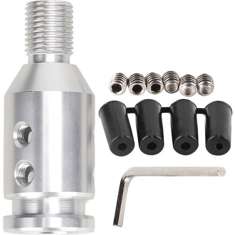 Adattatore universale per pomello cambio auto per leve del cambio non filettate 12x1,25 (1/5)