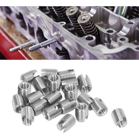 20 inserts de vis autotaraudeuses en acier inoxydable type 302 M40,7-M6,50,75-L8 (1/5)