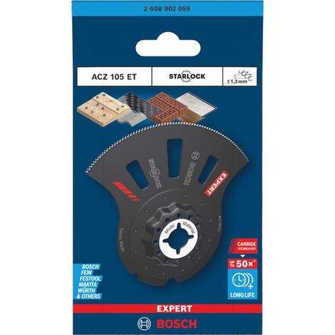 Bosch EXPERT Segmentsägeblatt ACZ 105 ET Multi Material, 80 x 30 mm