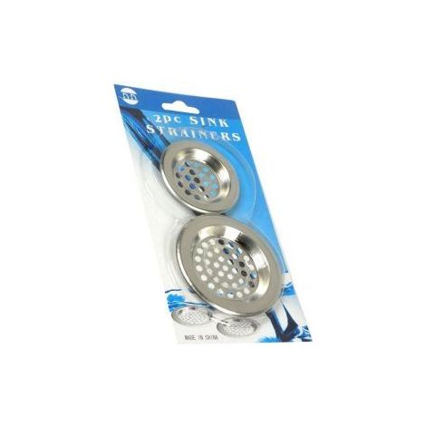 Colador de fregadero, 2 piezas, metal, blíster 50220/81003373