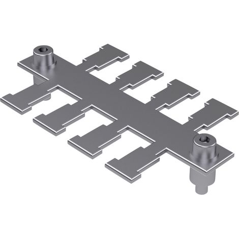 Hebotec 1041-011C Kabelabfangschiene  Edelstahl         1 St.