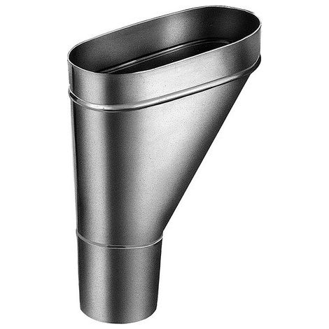 Cuvette de branchement VM Building - zinc naturel - Ø 80 mm - 220010747