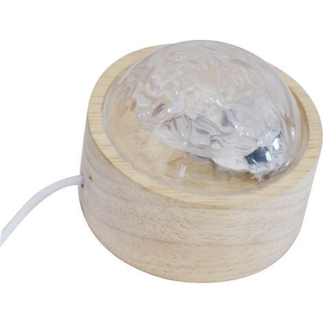 USB-LED-Wand- und Deckenleuchte mit Wasserwelleneffekt, dynamische dekorative Projektions-Tischleuchte, 16 dimmbare Farben für Zuhause (1/5)