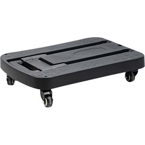 Chariot de manutention pliable et robuste à 4 roues, idéal pour les déménagements, les voyages et les courses.