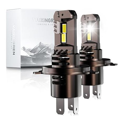 Ampoule H4 LED Voiture 36000LM, 120W, 6500K Lumière Blanche (1/5)