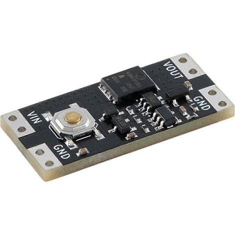 Stück bistabiles Schaltermodul mit Einzelbond-Taste, 4,5–26 V, 1,3 µA, Last 10 A