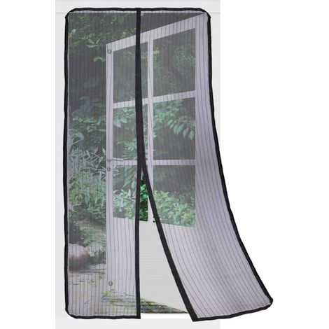 Moustiquaire pour porte système magnétique - 100x210cm (1/5)